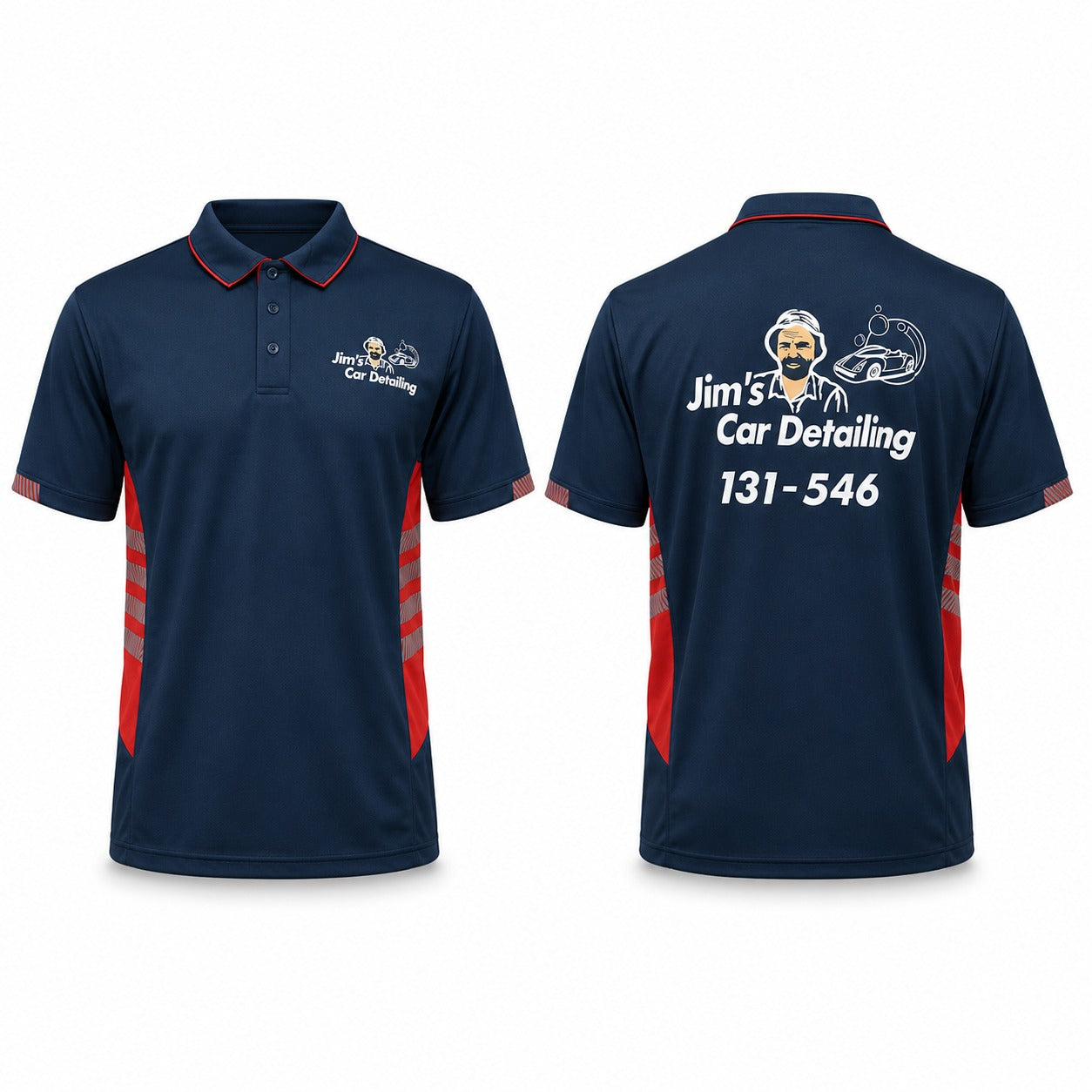 Men's Car Detailing Polo