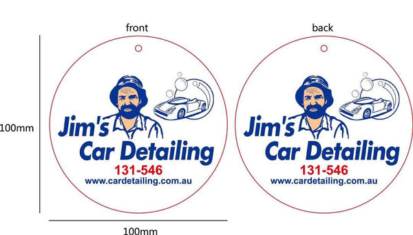Jim's Car Detailing Air-Fresheners (50 Pack)