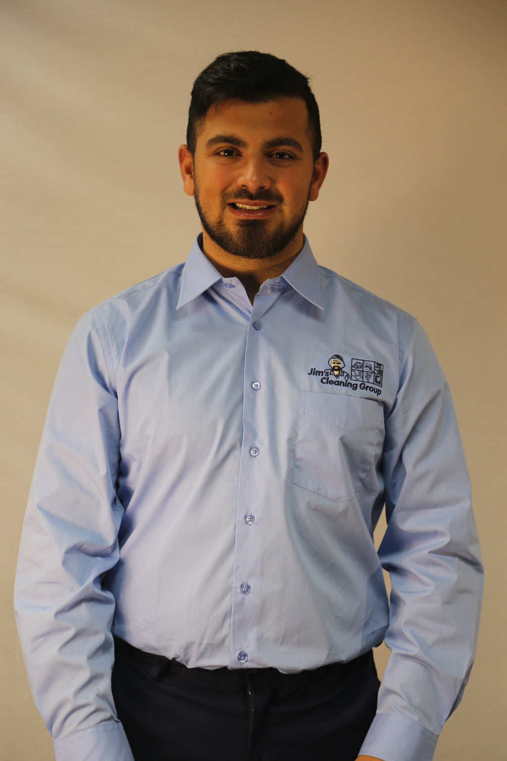 Mens Long Sleeve Business Shirt - New Zealand