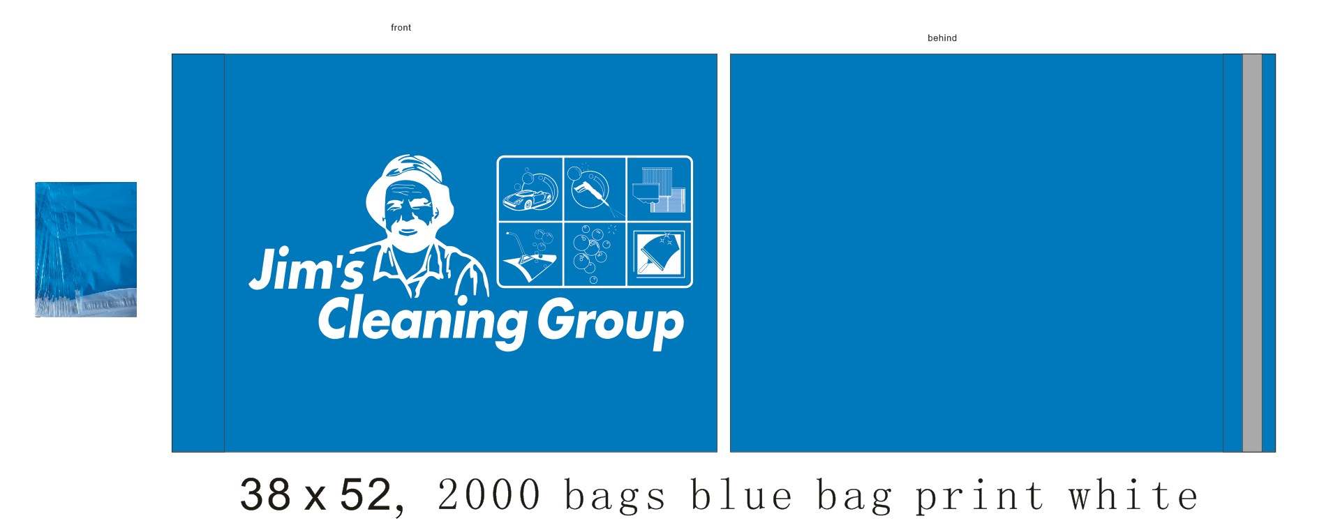 Jim's Cleaning Group Mailing Satchel (10 Pack)